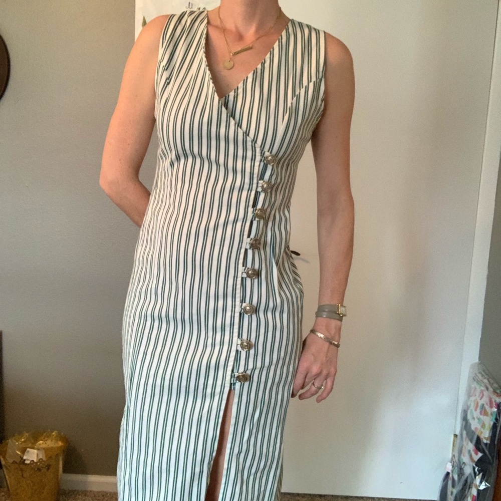 Vintage button down dress